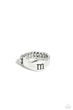 Load image into Gallery viewer, Monogram Memento - M - Silver Ring