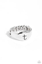 Load image into Gallery viewer, Monogram Memento - Silver - T Ring