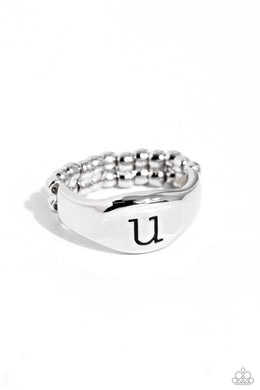 Monogram Memento - Silver - U Ring