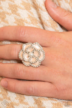 Load image into Gallery viewer, Debonair Delight - White Ring