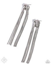 Load image into Gallery viewer, All STRANDS On Deck - Silver Earrings