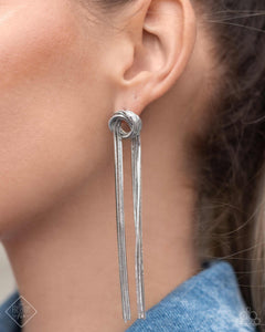 All STRANDS On Deck - Silver Post Earrings