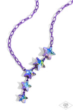 Load image into Gallery viewer, Star-Crossed Sparkle - Purple Necklace