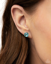 Load image into Gallery viewer, Breathtaking Birthstone - 03 - March - Blue Post Earrings