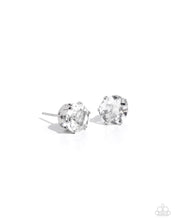 Load image into Gallery viewer, Breathtaking Birthstone - White Earrings
