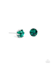 Load image into Gallery viewer, Breathtaking Birthstone - 05 - May - Green Post Earrings