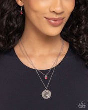 Load image into Gallery viewer, Birthstone Beauty - 07 - July - Red Necklace