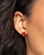 Load image into Gallery viewer, Breathtaking Birthstone - Red Earrings