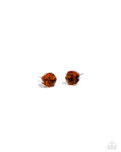 Load image into Gallery viewer, Breathtaking Birthstone - 11 - November - Orange Post Earrings