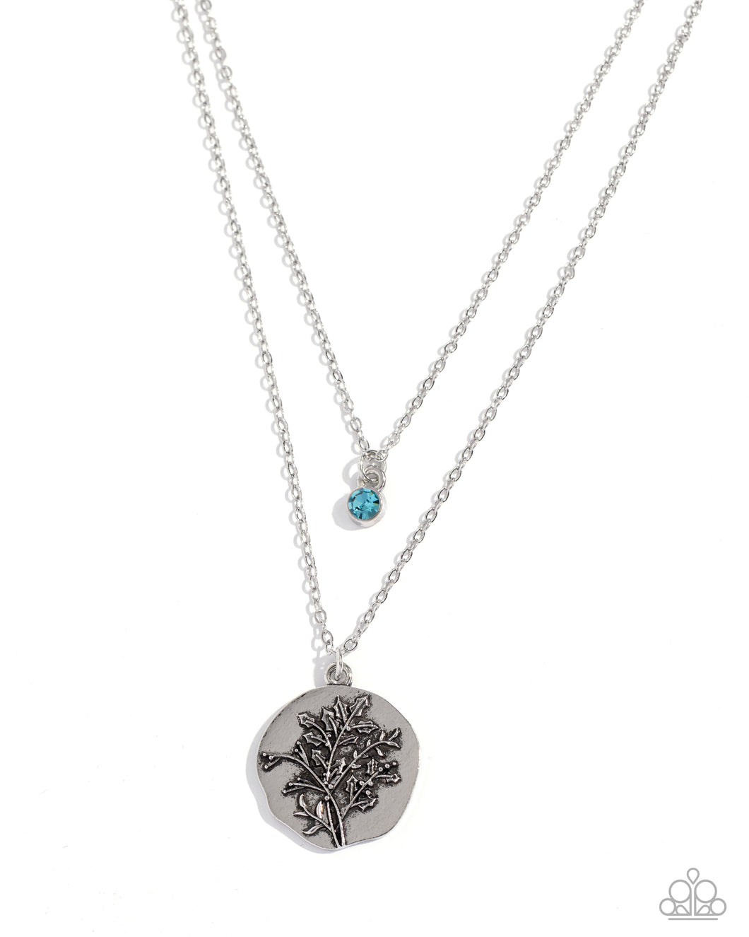 Birthstone Beauty - 12 - December - Blue Necklace