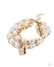 Load image into Gallery viewer, LOVE-Locked Legacy - Gold Bracelet