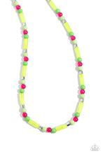 Load image into Gallery viewer, Beaded Beginner - Green Necklace