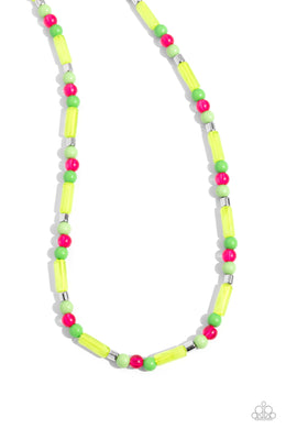 Beaded Beginner - Green Necklace