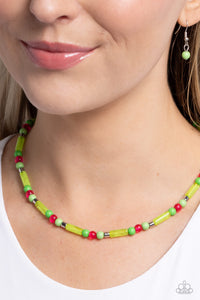 Beaded Beginner - Green Necklace