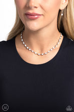 Load image into Gallery viewer, Dancing Dalliance - White Choker Necklace