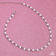 Load image into Gallery viewer, Dancing Dalliance - White Choker Necklace