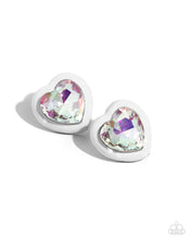Load image into Gallery viewer, Heartfelt Haute - White Earrings