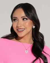 Load image into Gallery viewer, Heartfelt Haute - White Earrings