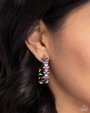 Load image into Gallery viewer, Star Spangled Statement - Multi Hoop Earrings