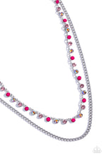 Load image into Gallery viewer, Delicate Dame - Pink Necklace