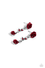 Load image into Gallery viewer, Led by the ROSE - Red Post Earrings
