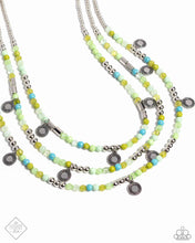 Load image into Gallery viewer, Piquant Pattern - Green Necklace