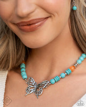 Load image into Gallery viewer, Try As I FLIGHT - Blue Necklace