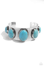 Load image into Gallery viewer, Earthy Echo - Blue Cuff Bracelet