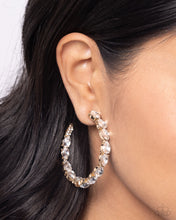 Load image into Gallery viewer, Presidential Pizzazz - Gold Hoop Earrings