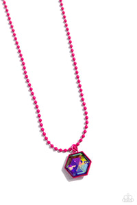 Sprinkle of Simplicity - Pink Necklace