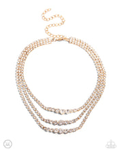 Load image into Gallery viewer, Dynamite Debut - Gold Choker Necklace