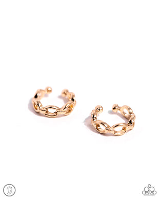 Mandatory Musings - Gold Cuff Earrings