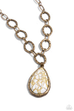 Load image into Gallery viewer, Tangible Tranquility - Brass Necklace