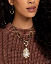 Load image into Gallery viewer, Tangible Tranquility - Brass Necklace