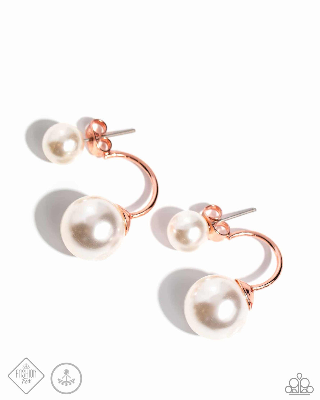 Daydreamy Dawn - Copper Double-Sided Post Earrings