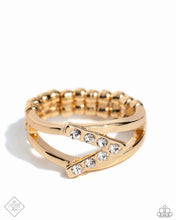 Load image into Gallery viewer, Linear Law - Gold Dainty Ring