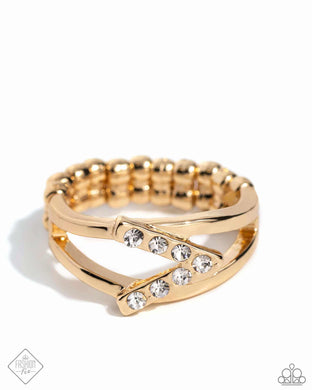 Linear Law - Gold Dainty Ring