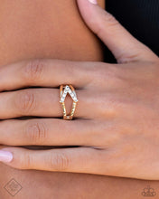 Load image into Gallery viewer, Linear Law - Gold Dainty Ring