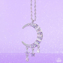 Load image into Gallery viewer, Lunar Landmark - Purple Necklace