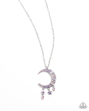 Load image into Gallery viewer, Lunar Landmark - Purple Necklace