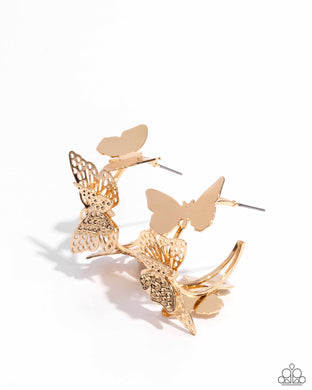 No WINGS Attached - Gold Earrings