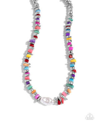 Seasonal Socialite - Multicolor Necklace