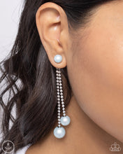 Load image into Gallery viewer, Give Us A PEARL! - Blue Double-Sided Post Earrings