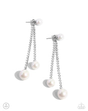 Load image into Gallery viewer, Give Us A PEARL! - White Double-Sided Post Earrings