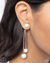 Load image into Gallery viewer, Give Us A PEARL! - White Double-Sided Post Earrings