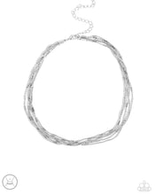 Load image into Gallery viewer, Monochromatic Marvel - Silver Choker Necklace