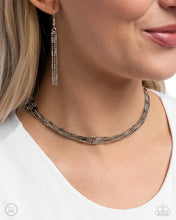 Load image into Gallery viewer, Monochromatic Marvel - Silver Choker Necklace