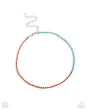 Load image into Gallery viewer, Dedicated Duo - Orange Choker Necklace