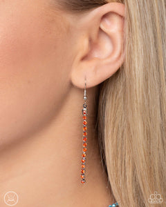 Dedicated Duo - Orange Choker Necklace