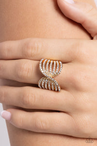 Pinched Promise - Gold Ring
